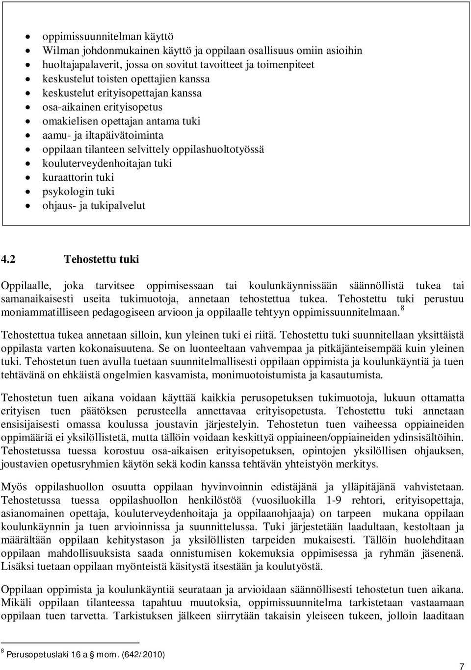 tuki kuraattorin tuki psykologin tuki ohjaus- ja tukipalvelut 4.