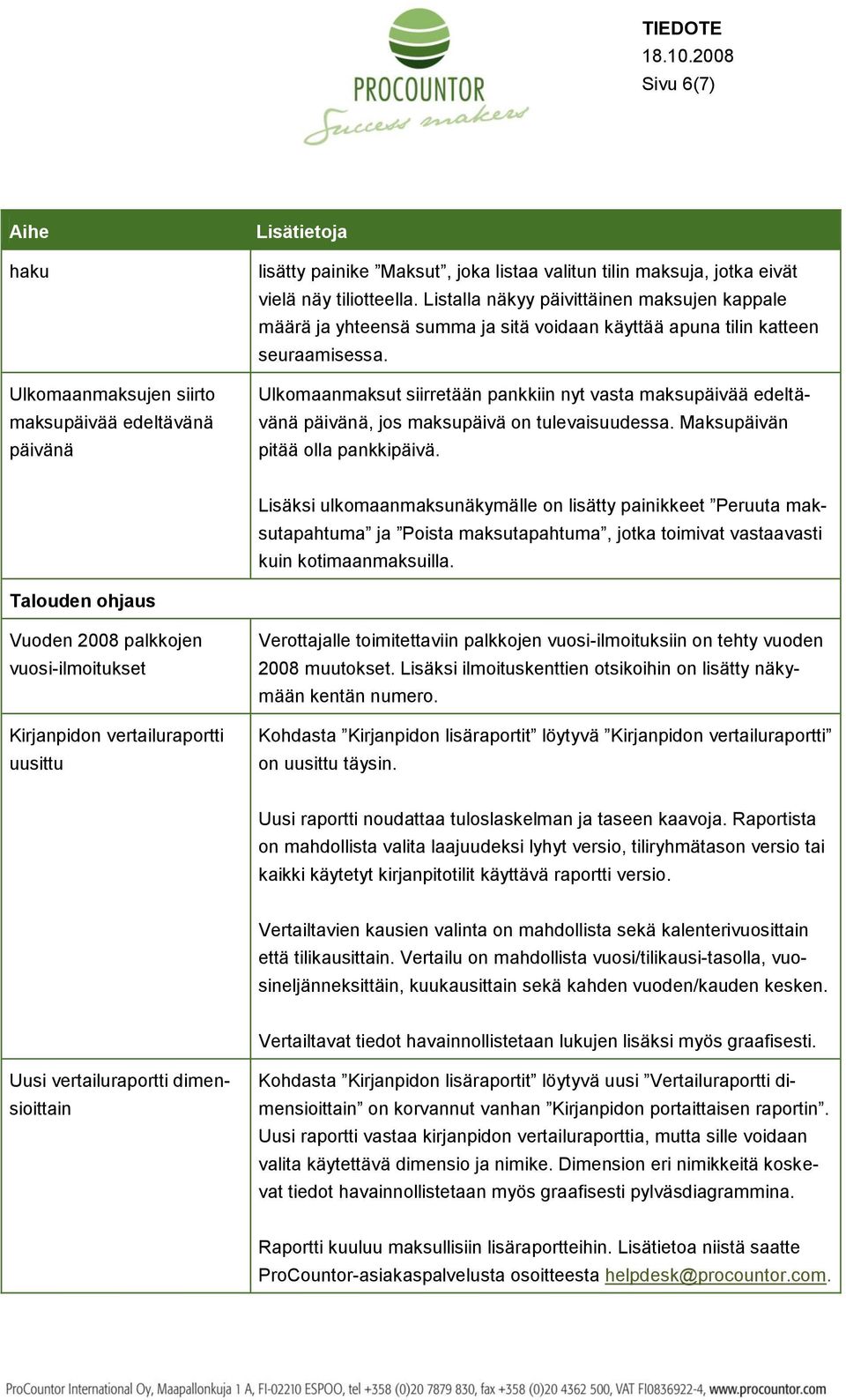 Ulkomaanmaksut siirretään pankkiin nyt vasta maksupäivää edeltävänä päivänä, jos maksupäivä on tulevaisuudessa. Maksupäivän pitää olla pankkipäivä.