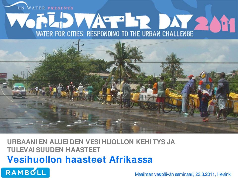 Vesihuollon haasteet Afrikassa