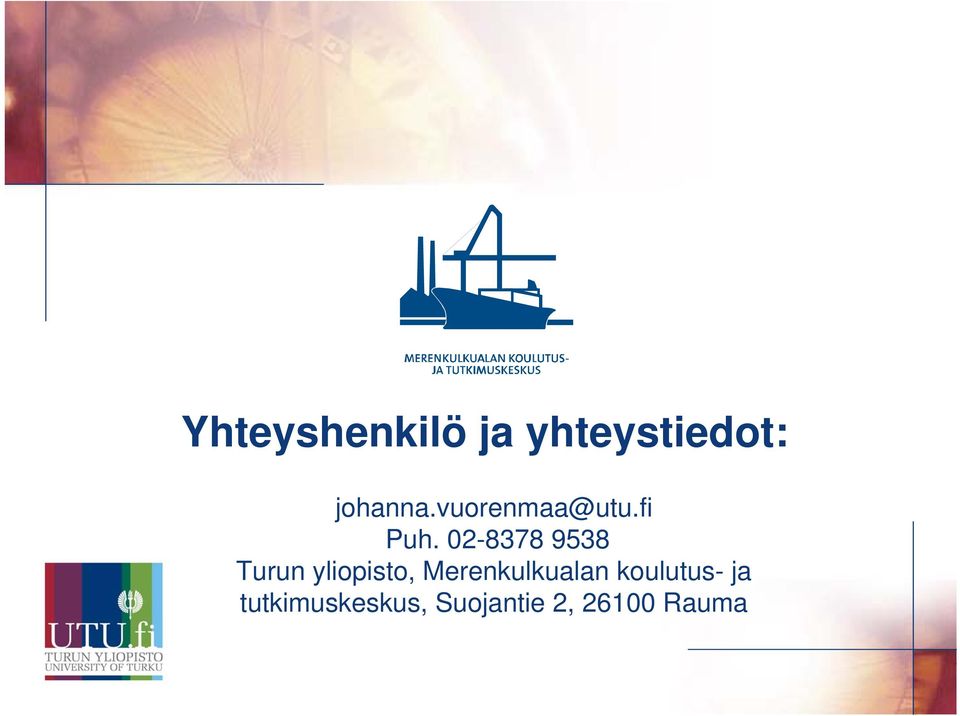 02-8378 9538 Turun yliopisto,