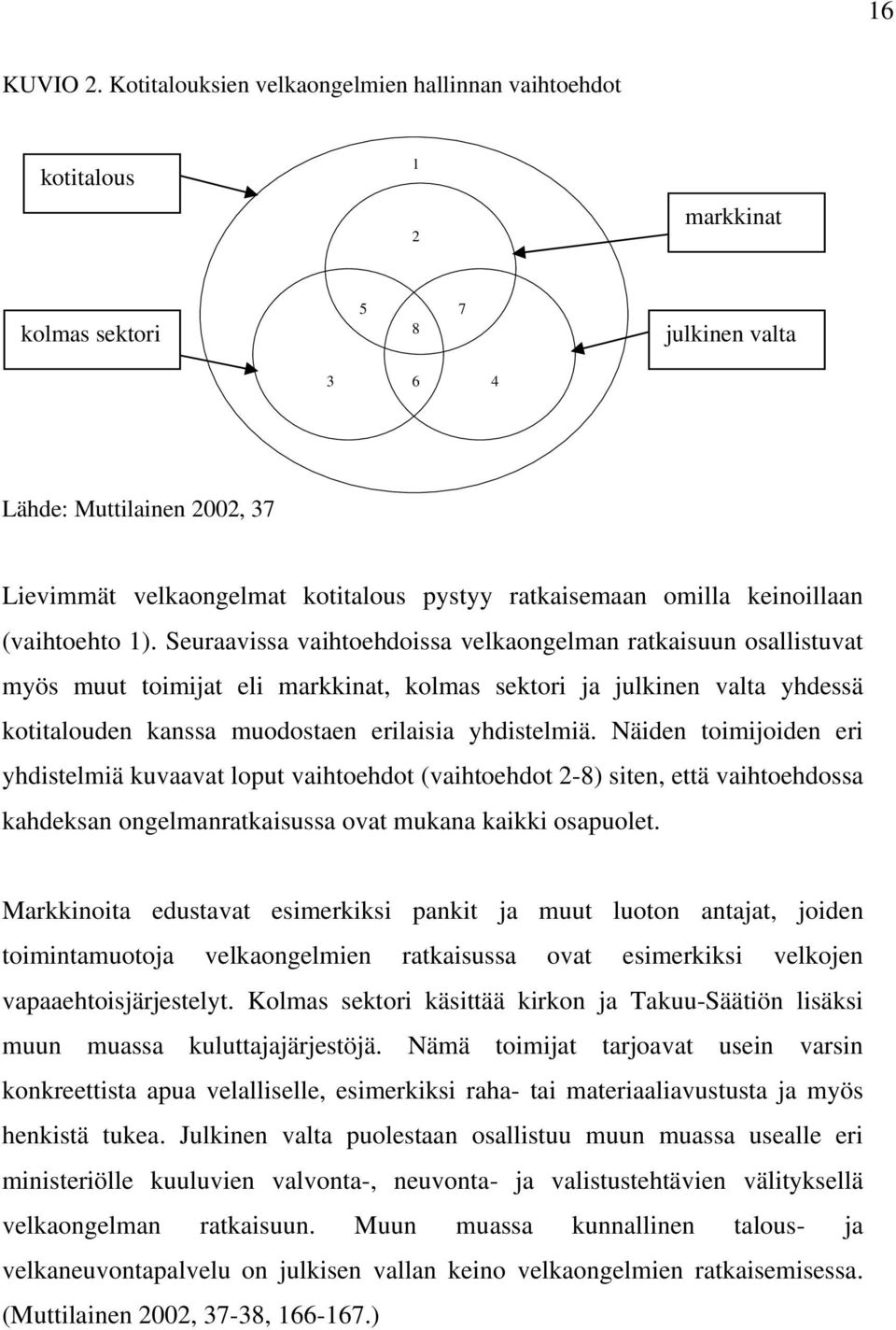 ratkaisemaan omilla keinoillaan (vaihtoehto 1).