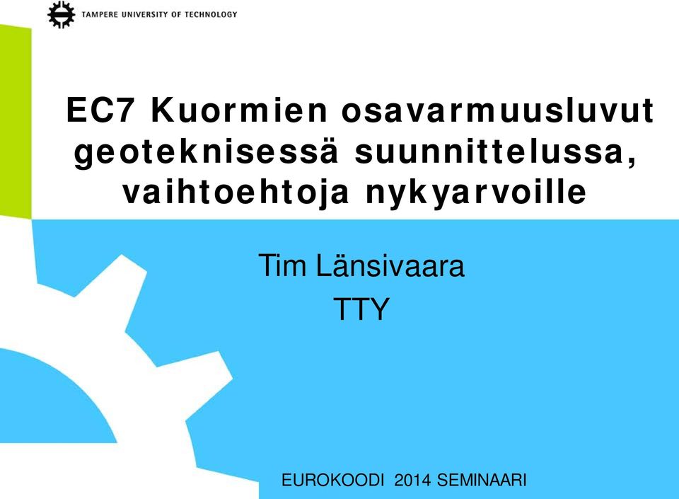 vaihtoehtoja nykyarvoille Tim