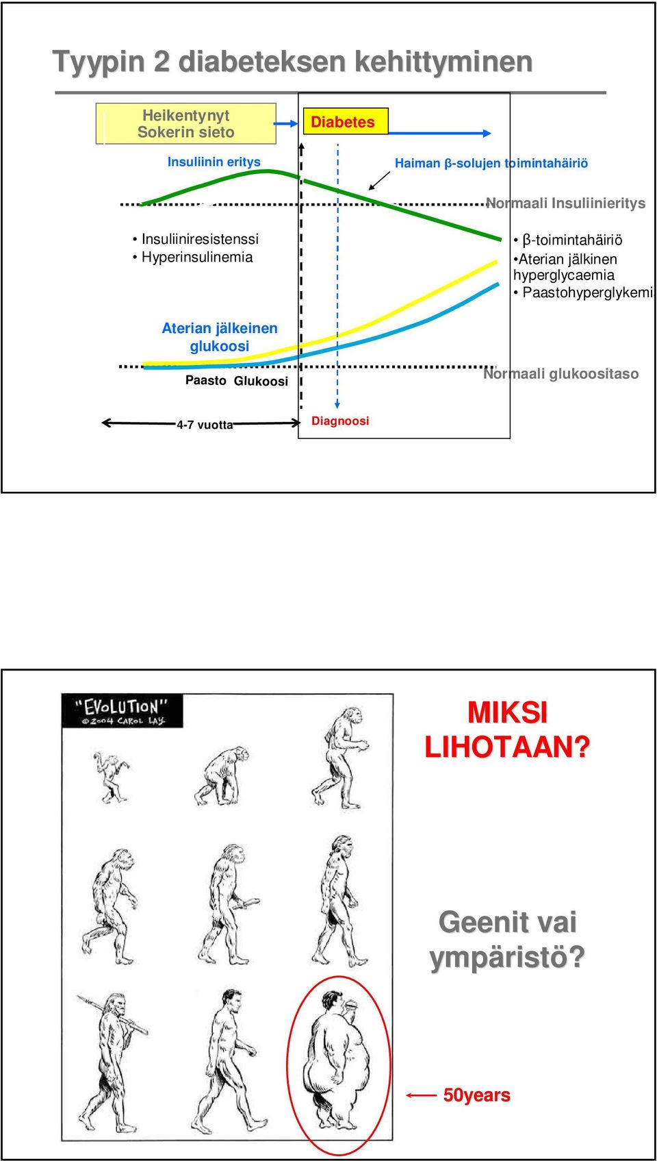 -toimintahäiriö Aterian jälkinen hyperglycaemia Paastohyperglykemia Aterian jälkeinen glukoosi
