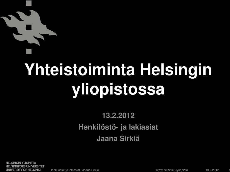 2012 Henkilöstö- ja