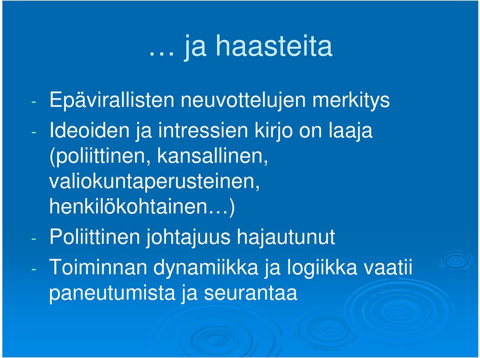 valiokuntaperusteinen, henkilökohtainen ) - Poliittinen johtajuus