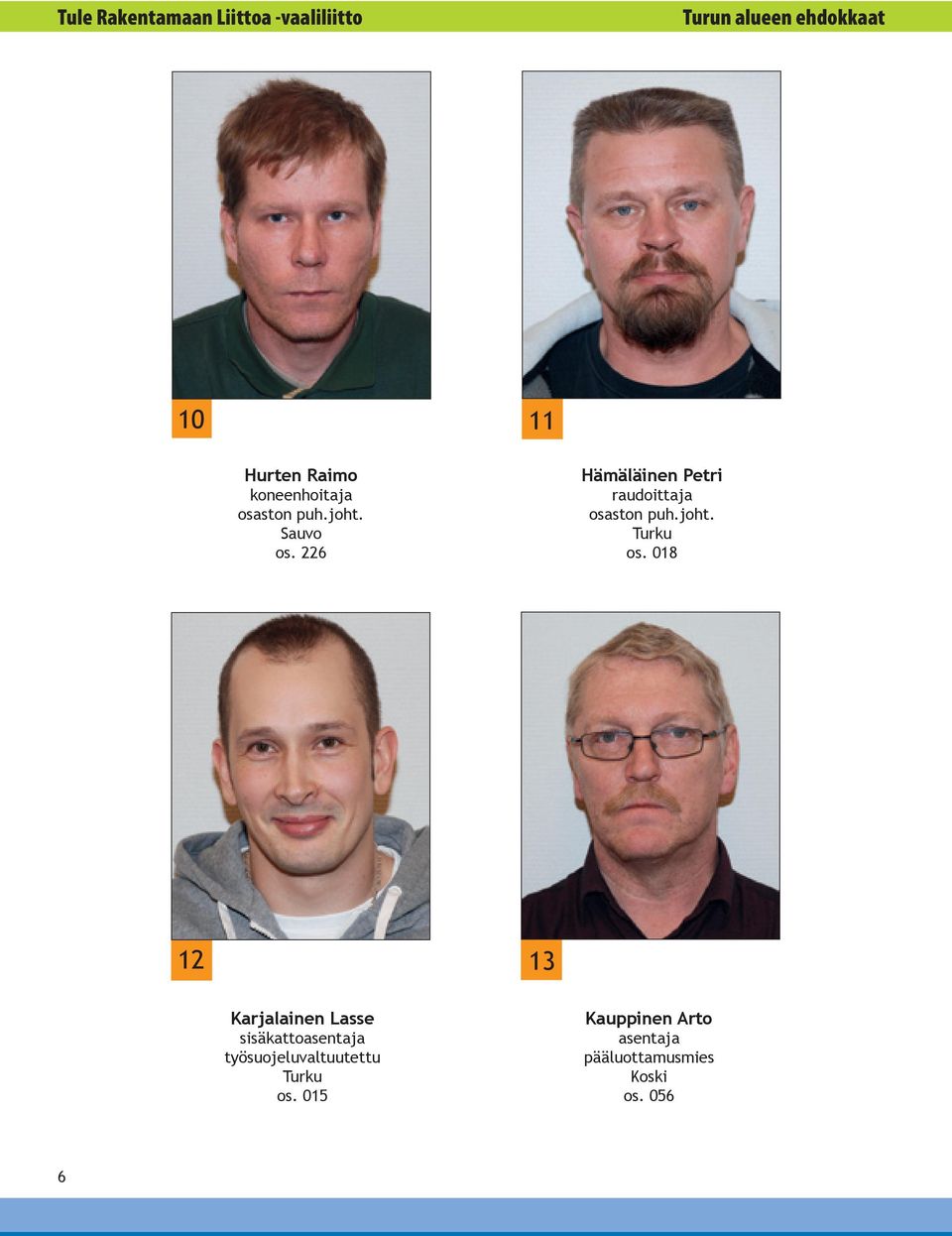 226 Hämäläinen Petri raudoittaja osa