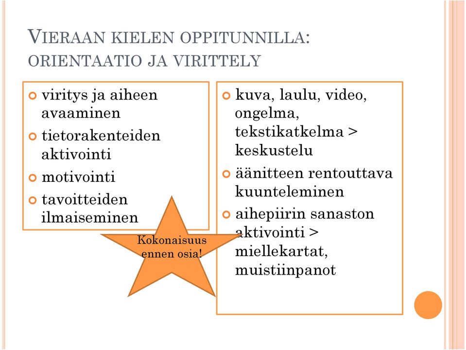 kuva, laulu, video, ongelma, tekstikatkelma > keskustelu äänitteen