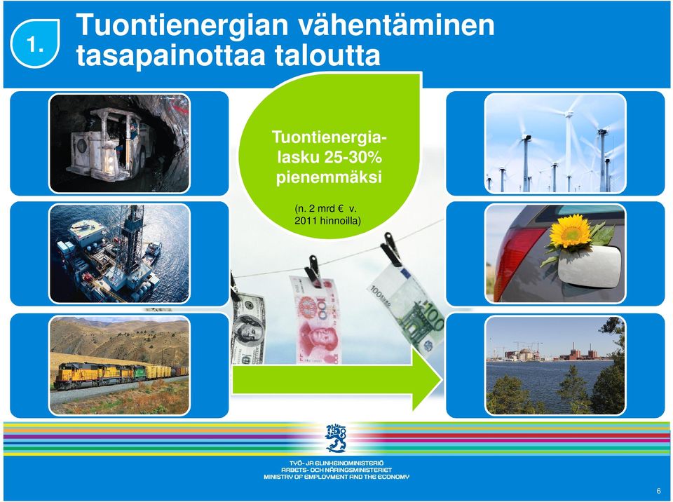 Tuontienergialasku 25-30%