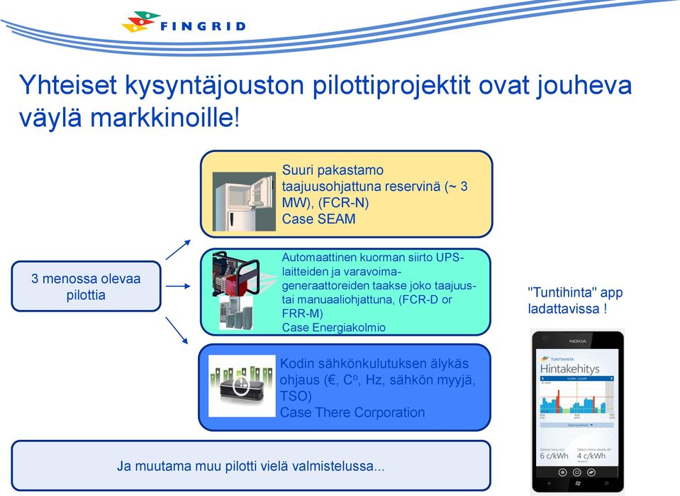 siirto UPSlaitteiden ja varavoimageneraattoreiden taakse joko taajuustai manuaaliohjattuna, (FCR-D or FRR-M) Case