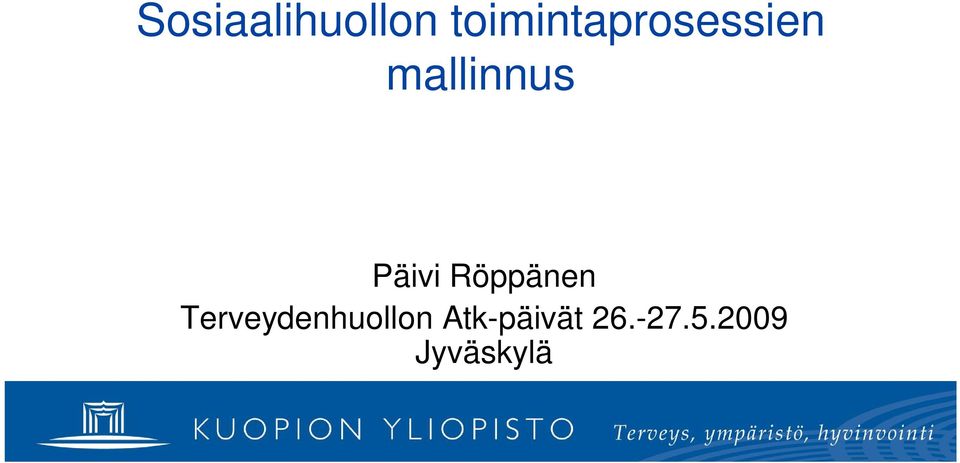 mallinnus Päivi Röppänen