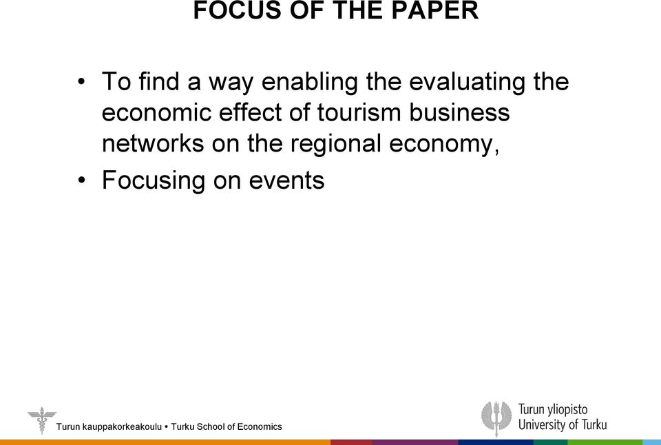 effect of tourism business networks
