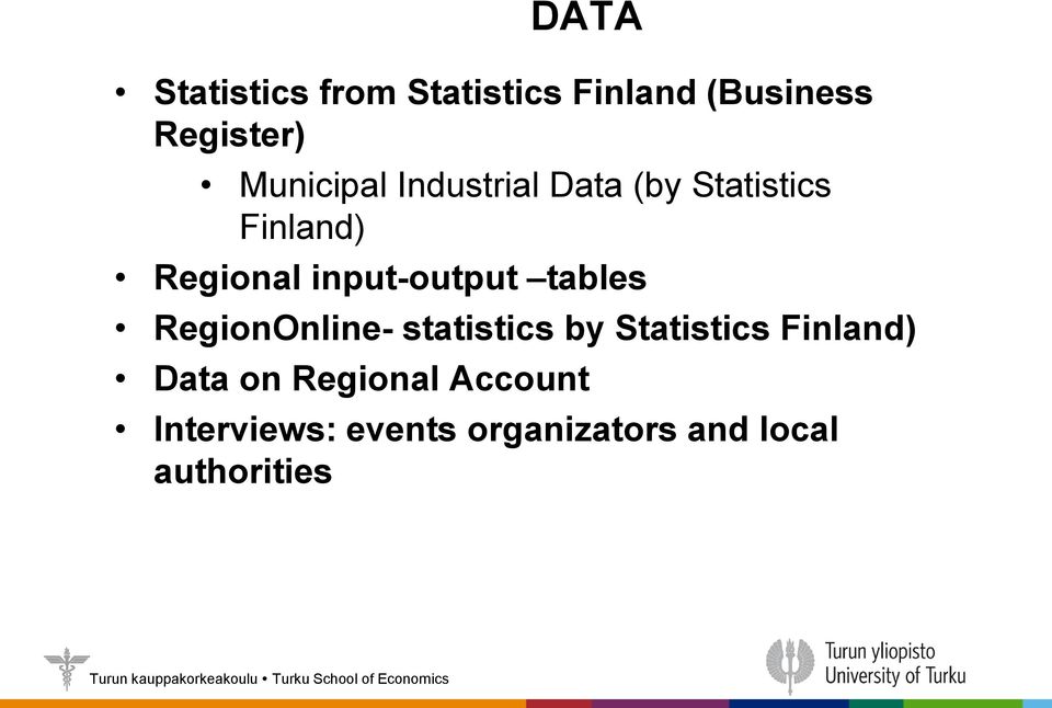 input-output tables RegionOnline- statistics by Statistics