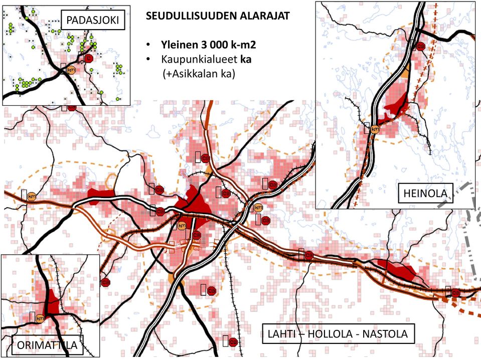 k-m2 Kaupunkialueet ka (+Asikkalan