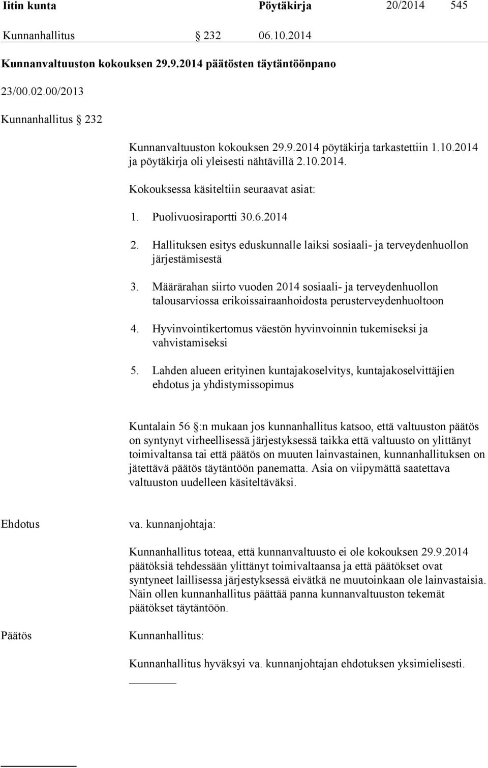 Hallituksen esitys eduskunnalle laiksi sosiaali- ja terveydenhuollon järjestämisestä 3.