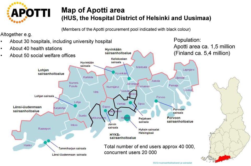 About 30 hospitals, including university hospital About 40 health stations About 50 social welfare