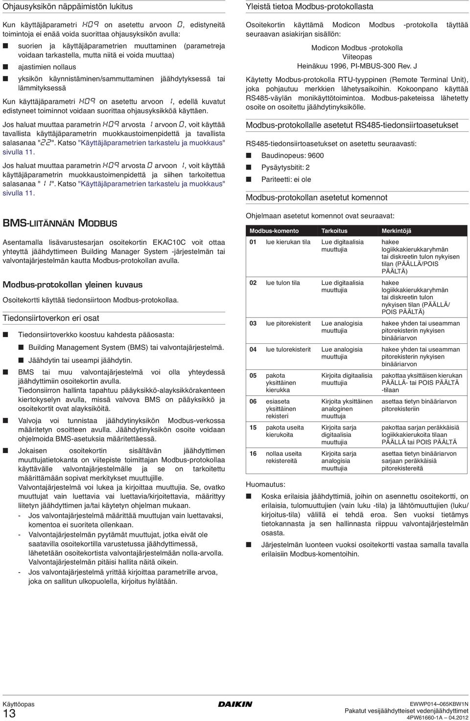 1, edellä kuvatut edistyneet toiminnot voidaan suorittaa ohjausyksikköä käyttäen.