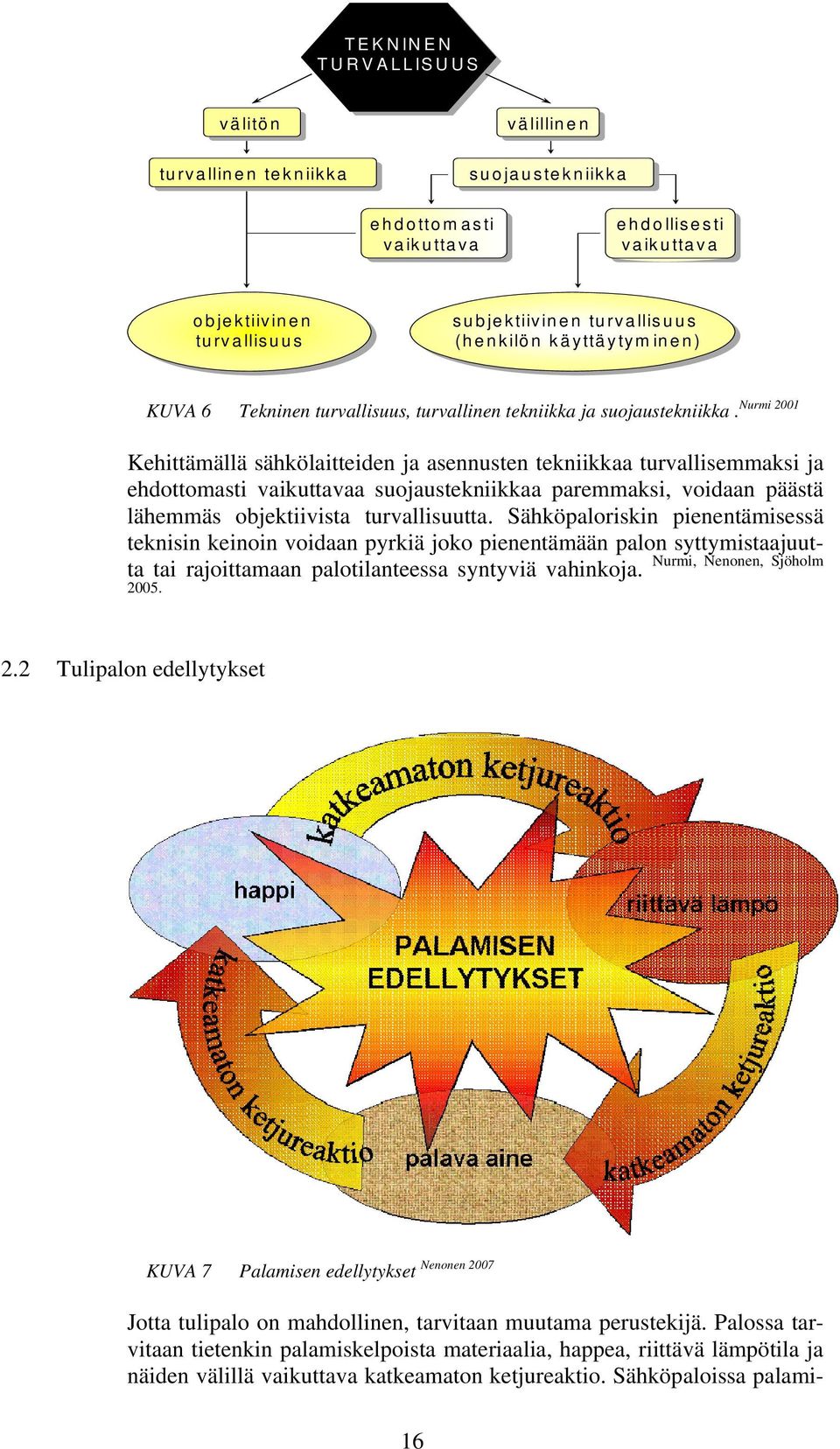 Kehittämällä sähkölaitteiden ja asennusten tekniikkaa turvallisemmaksi ja ehdottomasti vaikuttavaa suojaustekniikkaa paremmaksi, voidaan päästä lähemmäs objektiivista turvallisuutta.