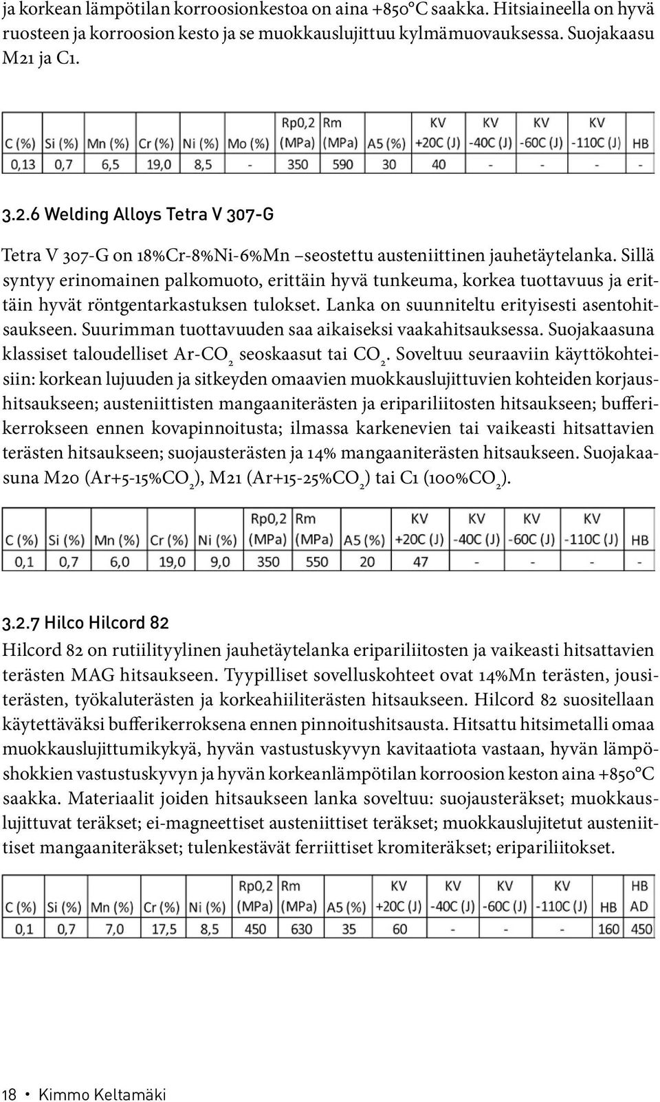Sillä syntyy erinomainen palkomuoto, erittäin hyvä tunkeuma, korkea tuottavuus ja erittäin hyvät röntgentarkastuksen tulokset. Lanka on suunniteltu erityisesti asentohitsaukseen.