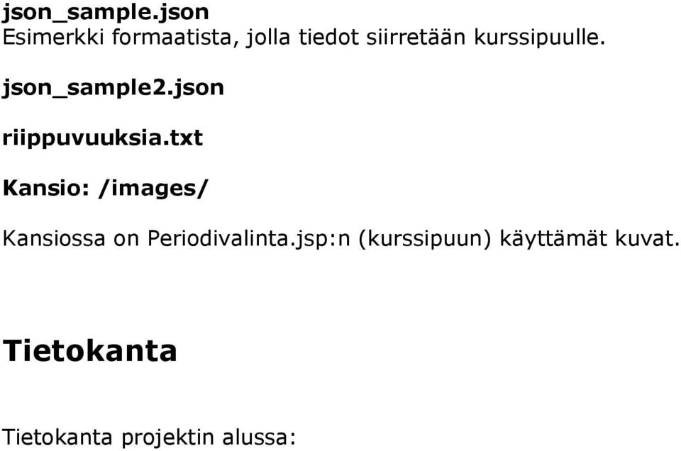 kurssipuulle. json_sample2.json riippuvuuksia.