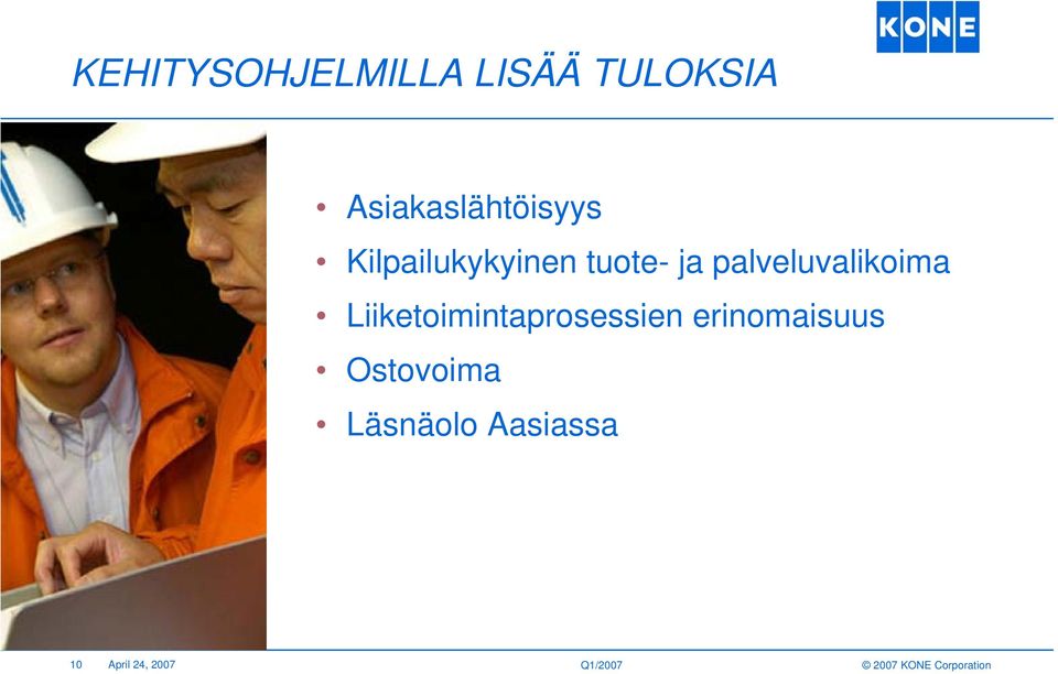 palveluvalikoima Liiketoimintaprosessien