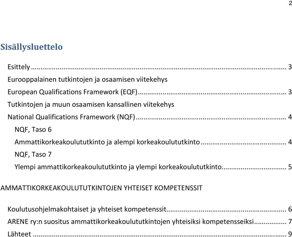 .. 4 NQF, Taso 6 Ammattikorkeakoulututkinto ja alempi korkeakoulututkinto.