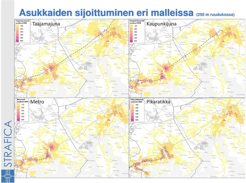 ruudukossa) Taajamajuna