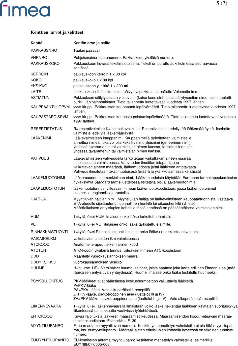 Teksti on purettu auki kolmessa seuraavassa kentässä KERROIN pakkauskoon kerroin 1 x 30 kpl KOKO pakkauskoko 1 x 30 kpl YKSIKKO pakkauskoon yksikkö 1 x 300 ml LAITE pakkauskoon lisäselite, esim.