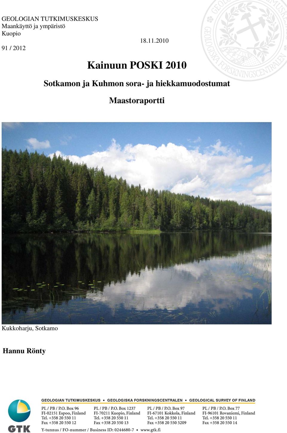 2010 Kainuun POSKI 2010 Sotkamon ja Kuhmon