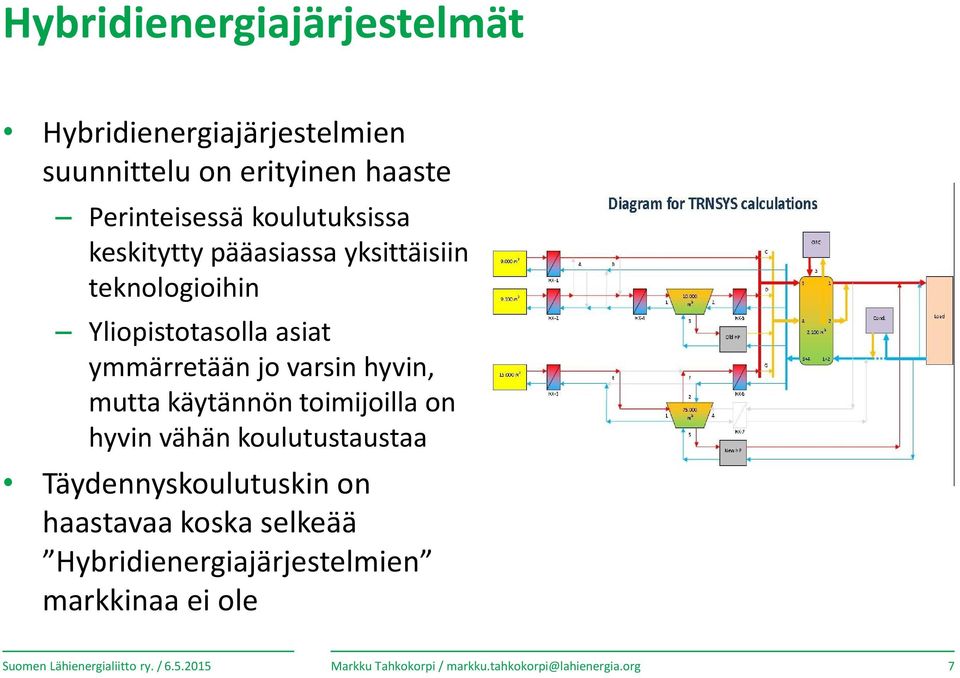 käytännön toimijoilla on hyvin vähän koulutustaustaa Täydennyskoulutuskin on haastavaa koska selkeää