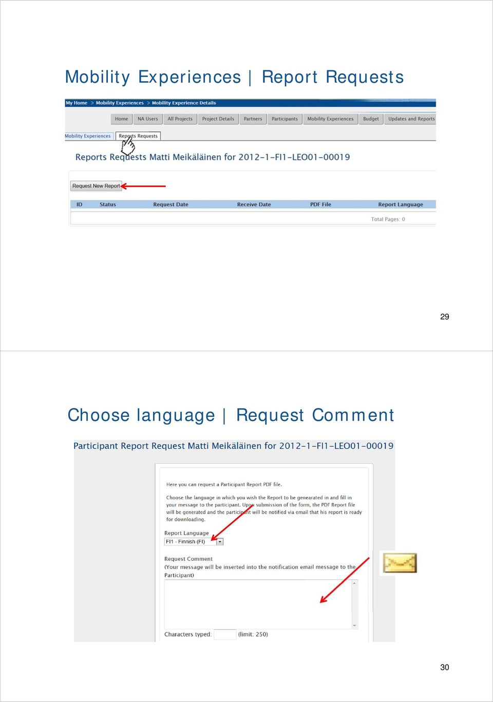 Requests 29 Choose