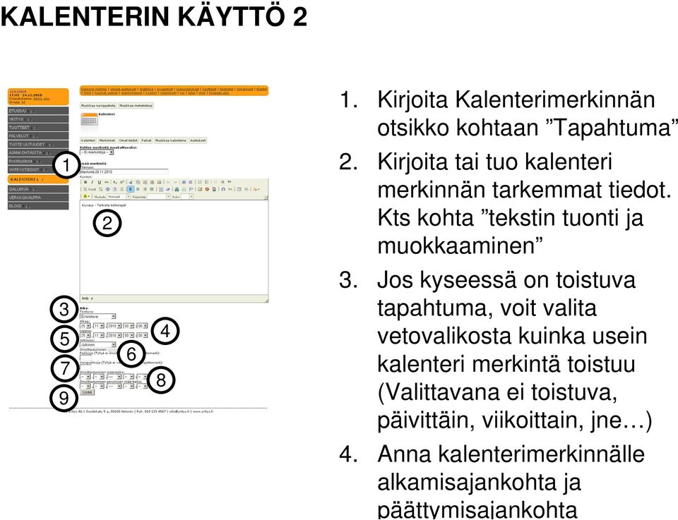 Kts kohta tekstin tuonti ja muokkaaminen 7 9 8.