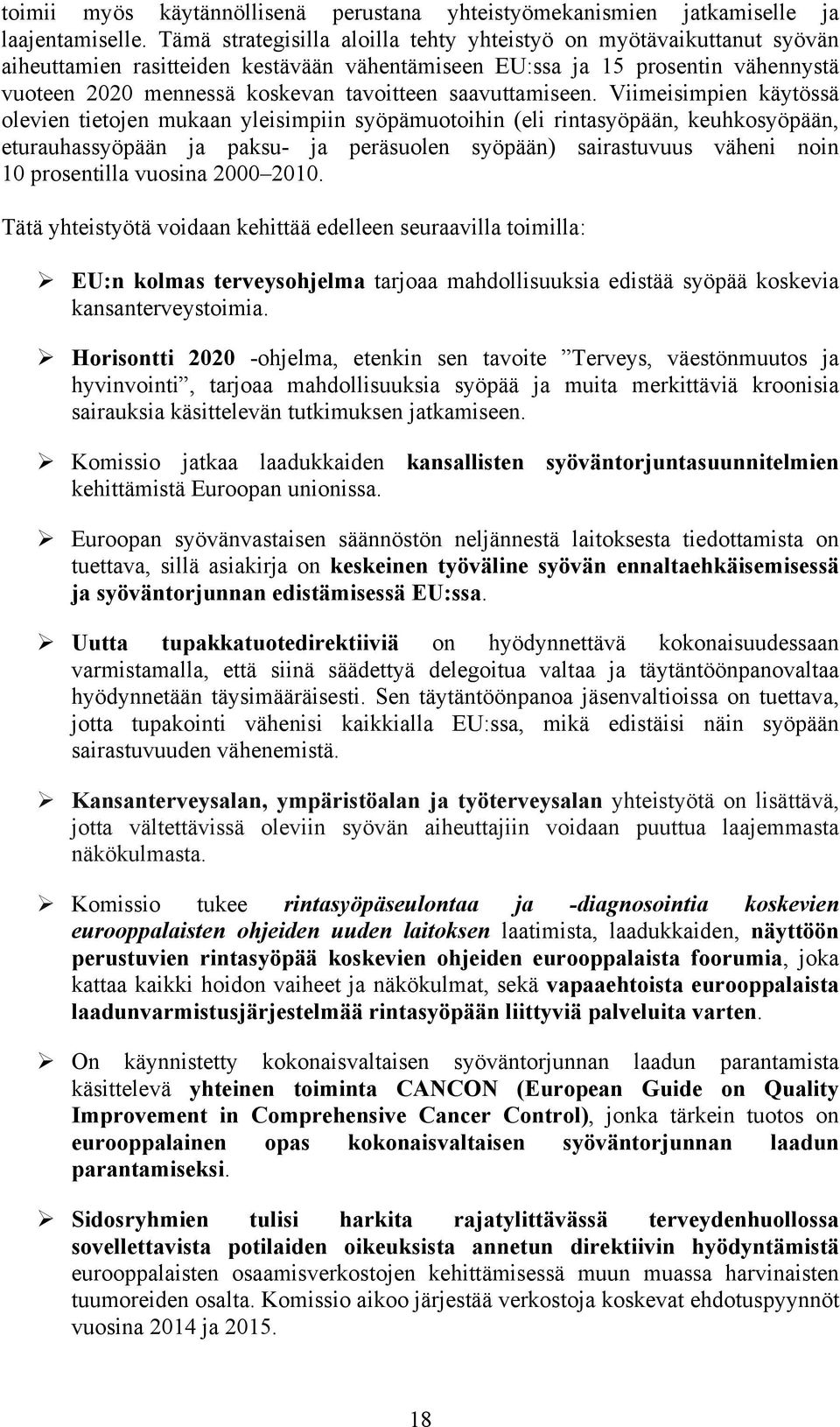 saavuttamiseen.