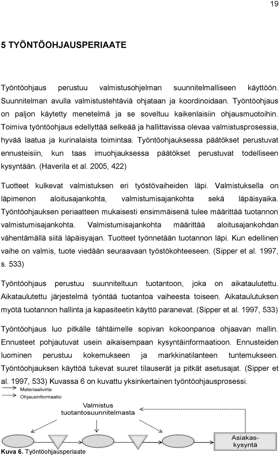 Toimiva työntöohjaus edellyttää selkeää ja hallittavissa olevaa valmistusprosessia, hyvää laatua ja kurinalaista toimintaa.