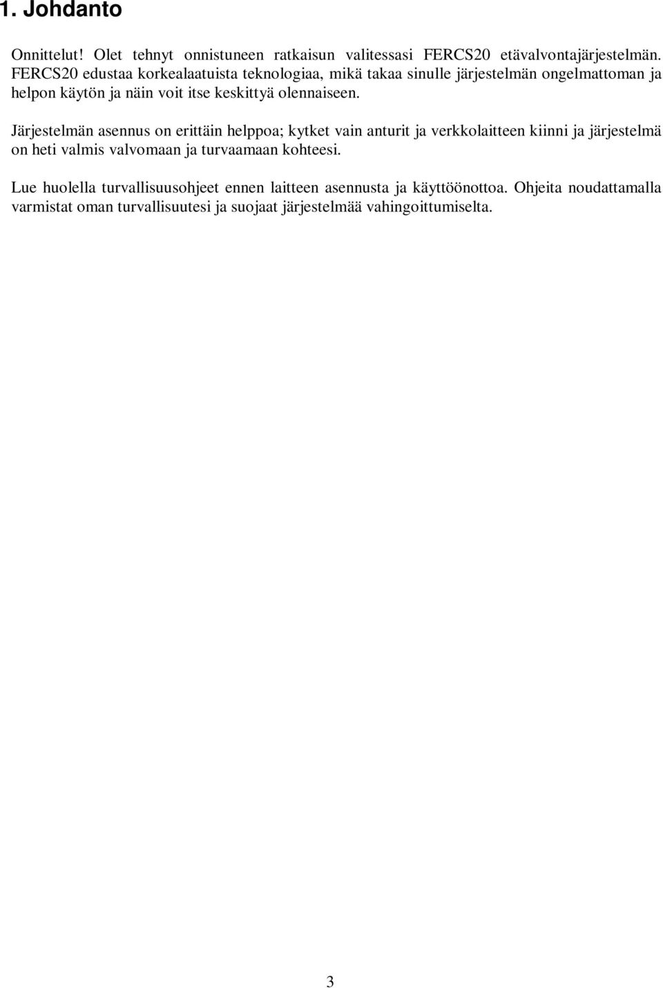 olennaiseen.