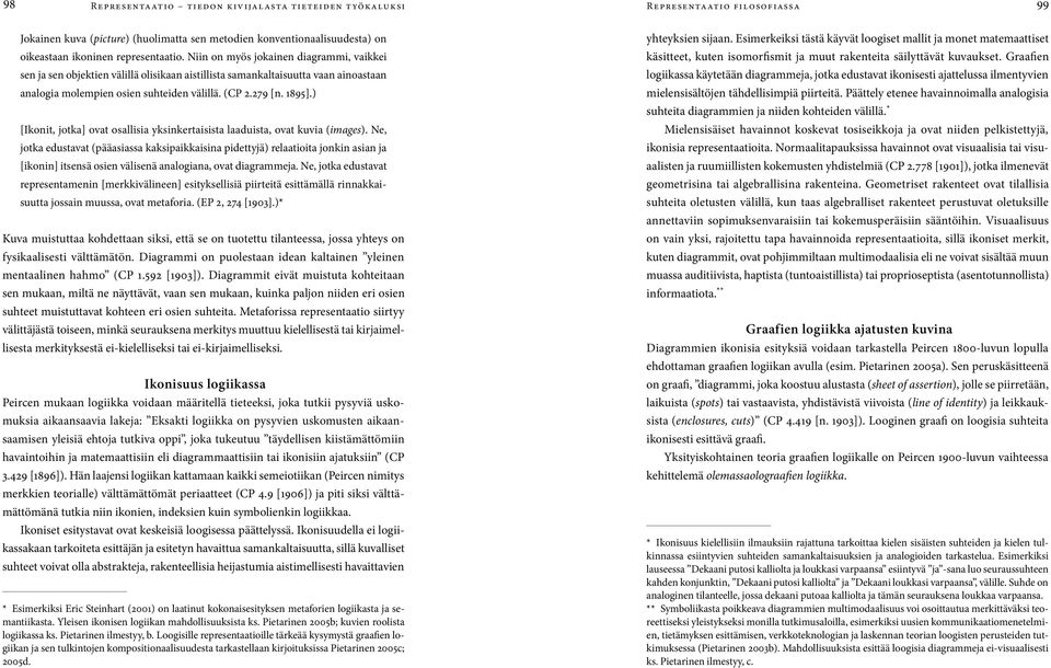 ) [Ikonit, jotka] ovat osallisia yksinkertaisista laaduista, ovat kuvia (images).