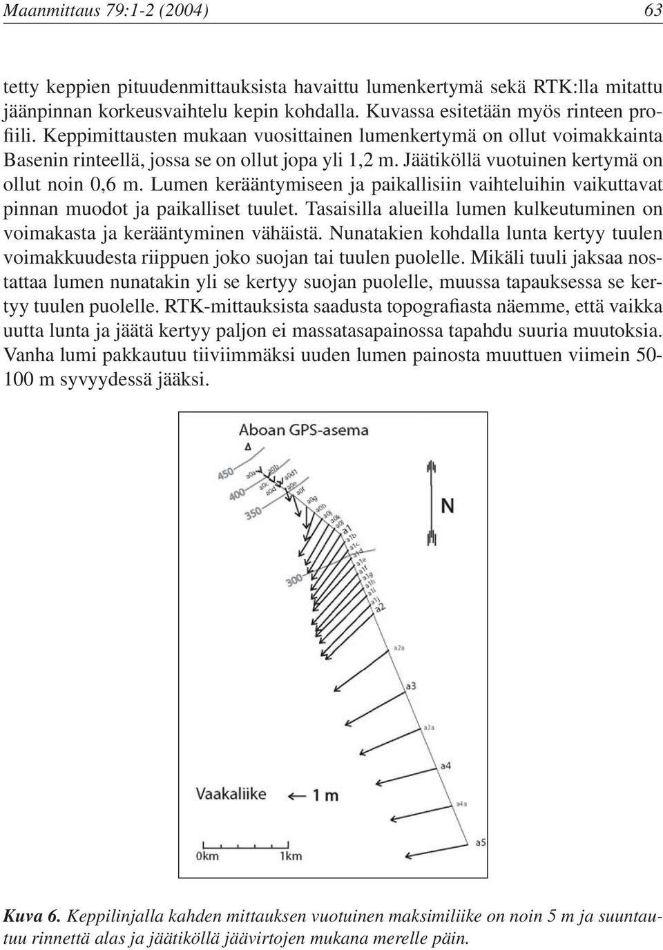 Lumen kerääntymiseen ja paikallisiin vaihteluihin vaikuttavat pinnan muodot ja paikalliset tuulet. Tasaisilla alueilla lumen kulkeutuminen on voimakasta ja kerääntyminen vähäistä.