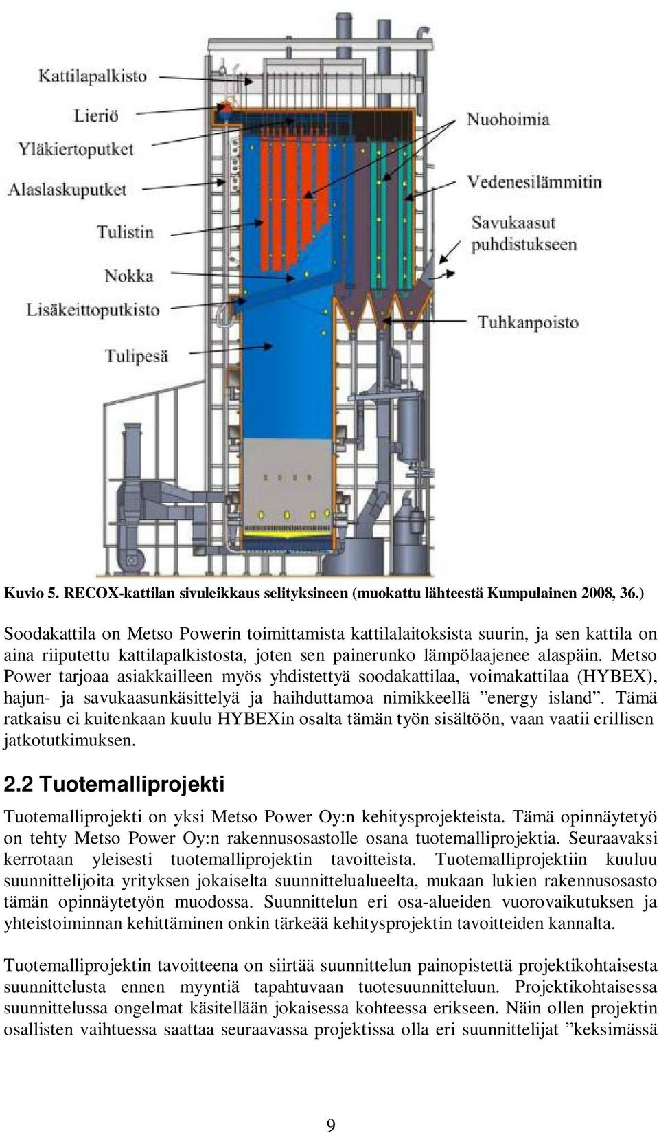 Metso Power tarjoaa asiakkailleen myös yhdistettyä soodakattilaa, voimakattilaa (HYBEX), hajun- ja savukaasunkäsittelyä ja haihduttamoa nimikkeellä energy island.