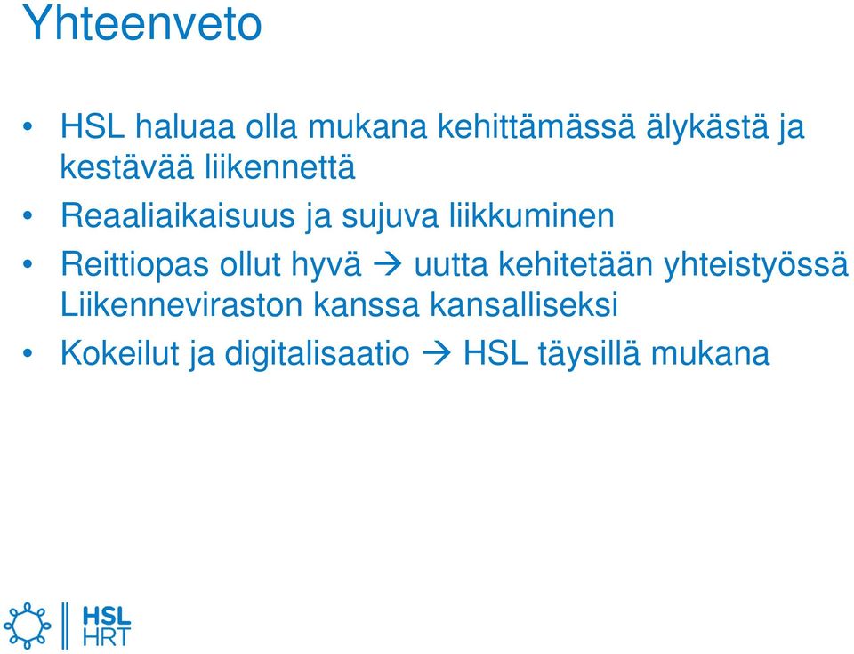 Reittiopas ollut hyvä uutta kehitetään yhteistyössä