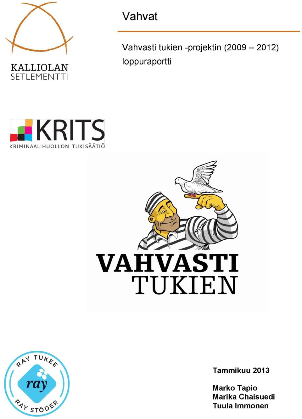 loppuraportti Tammikuu 2013