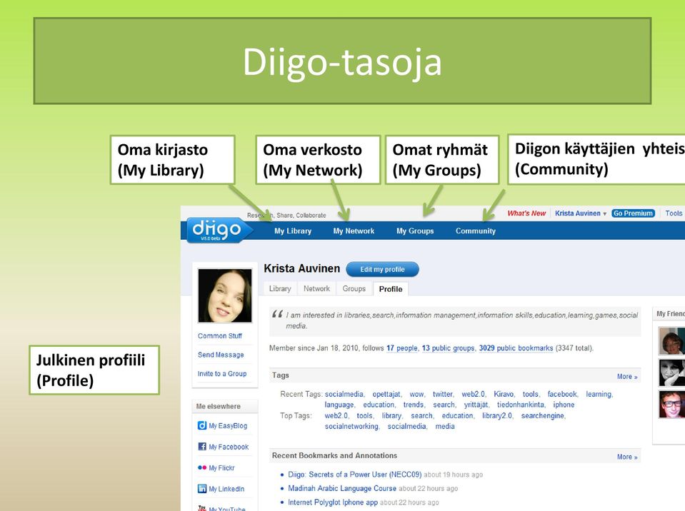 (My Groups) Diigon käyttäjien yhteis