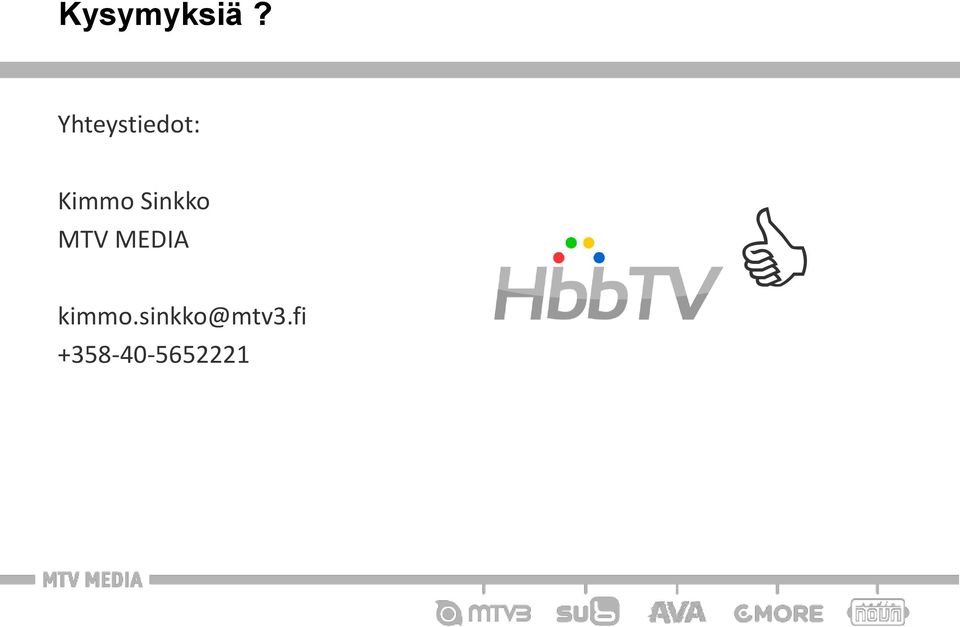 Sinkko MTV MEDIA