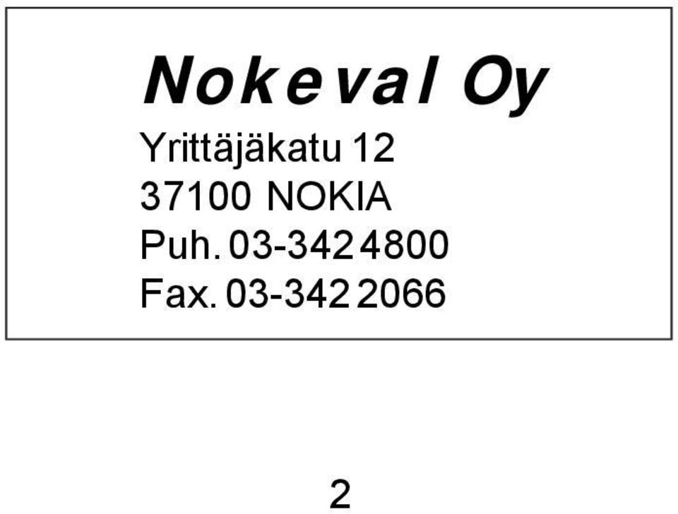 37100 NOKIA Puh.