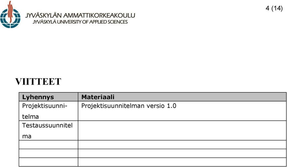 Projektisuunnitelman