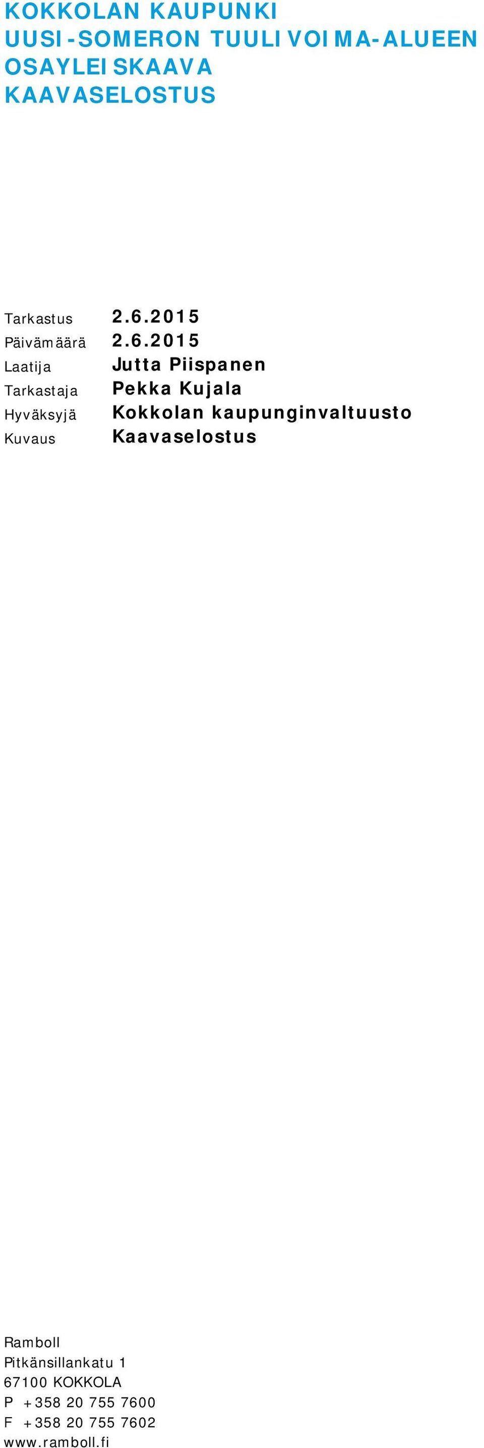 2015 Päivämäärä 2.6.