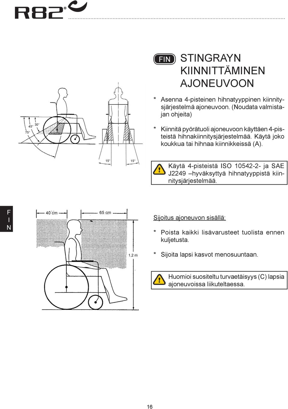 Käytä joko koukkua tai hihnaa kiinnikkeissä ().