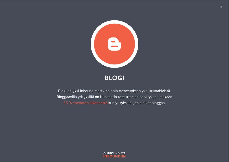 Bloggaavilla yrityksillä on Hubspotin toteuttaman