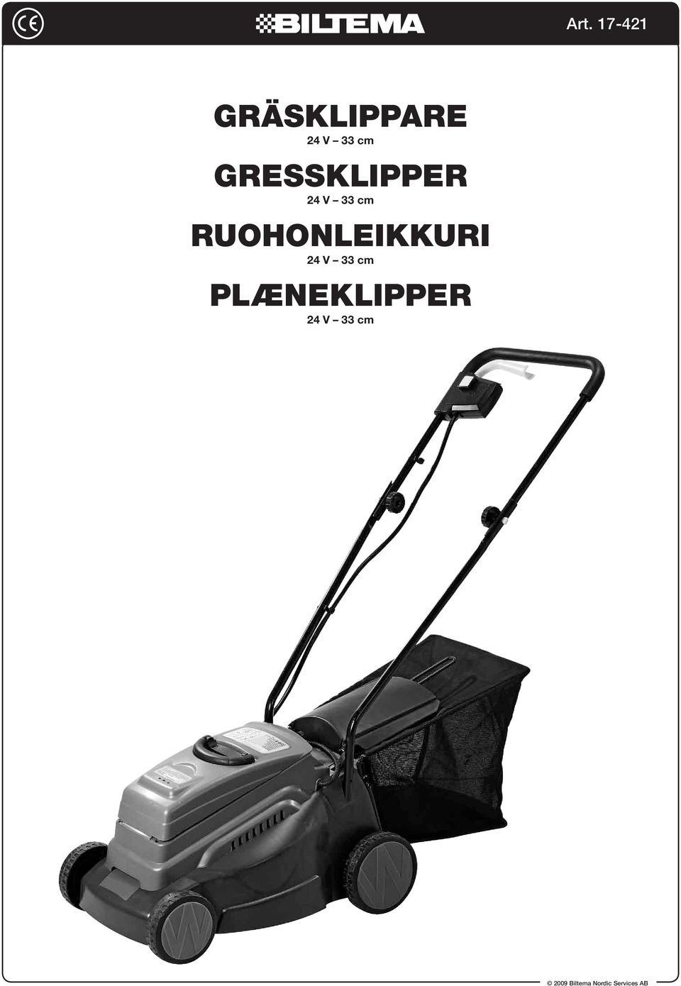 Ruohonleikkuri 24 V 33
