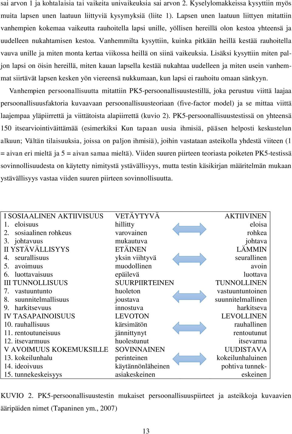 Vanhemmilta kysyttiin, kuinka pitkään heillä kestää rauhoitella vauva unille ja miten monta kertaa viikossa heillä on siinä vaikeuksia.