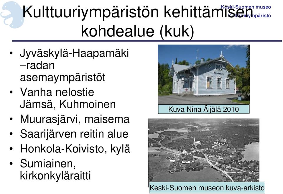 Jämsä, Kuhmoinen Muurasjärvi, maisema Saarijärven reitin alue