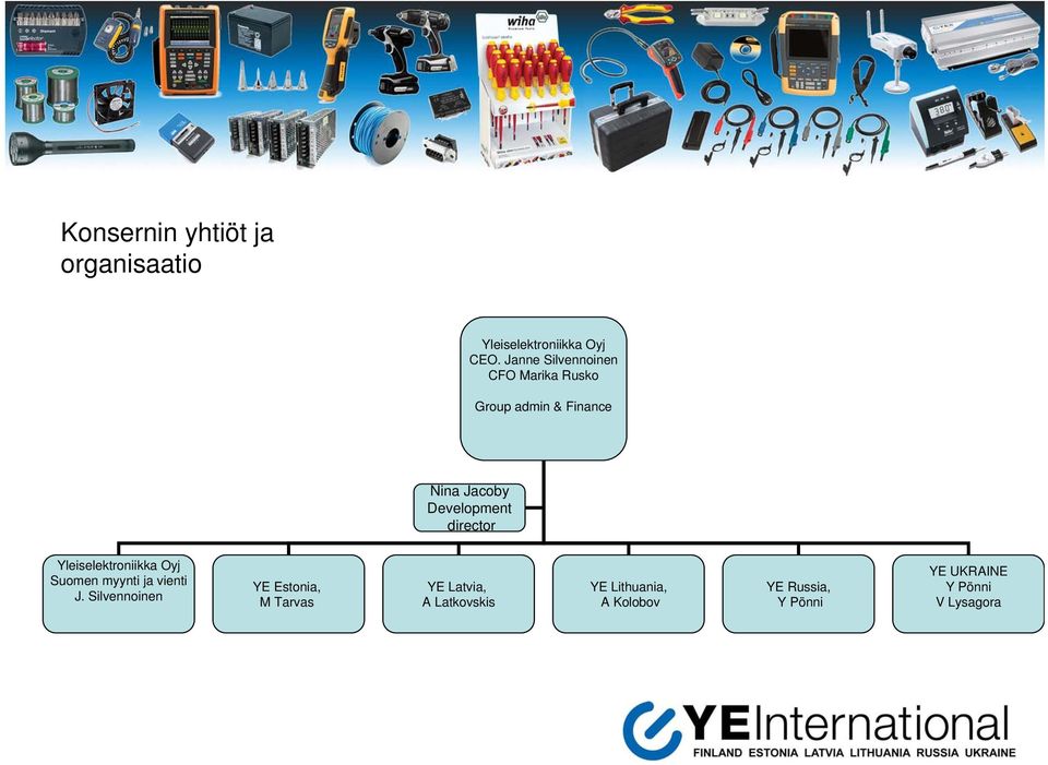 director Yleiselektroniikka Oyj Suomen myynti ja vienti J.